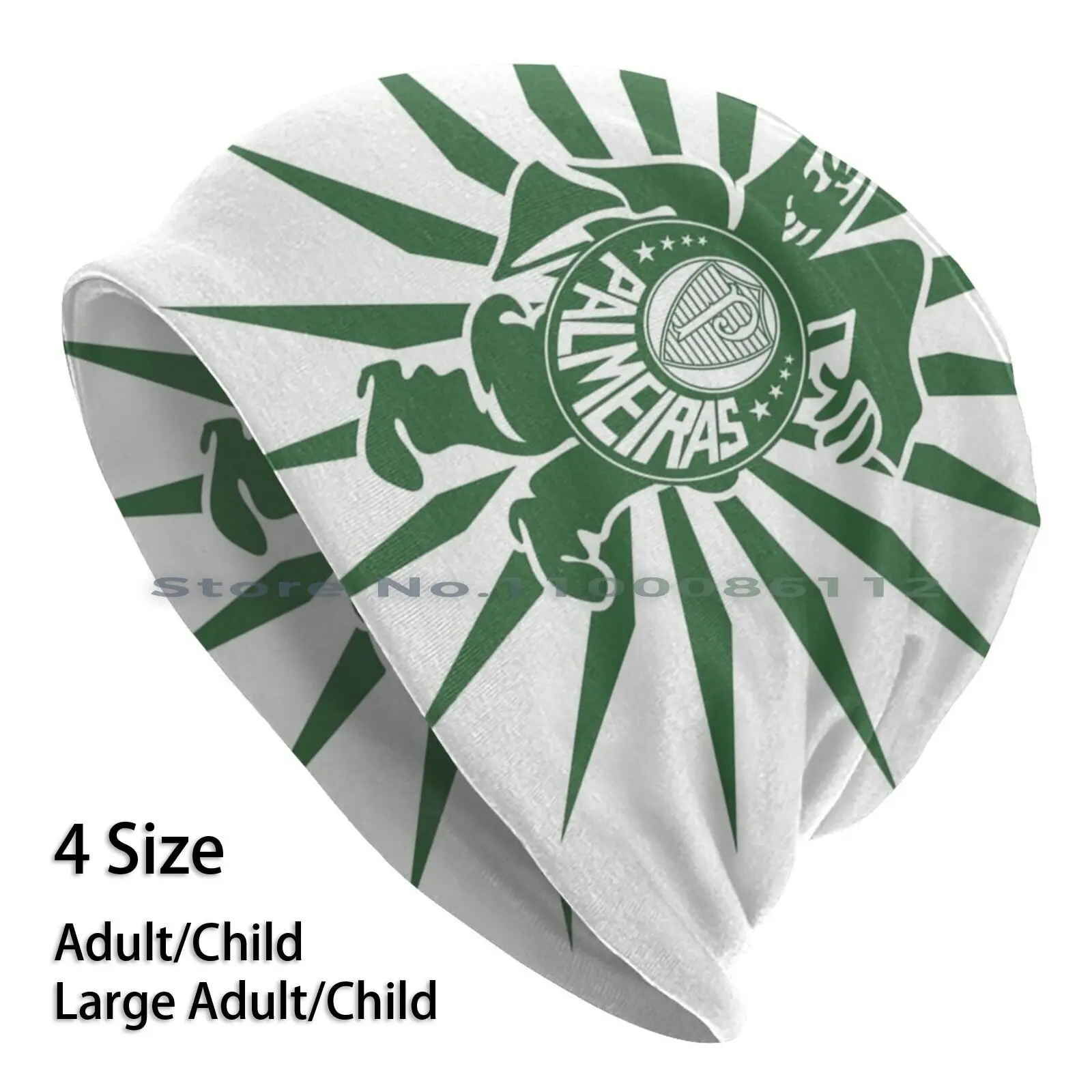

Palmeiras-Green Stain-3 Beanies Knit Hat Football Brazilian Society Of Esportiva Palmeiras So Paulo Verdao Alviverde Allianz