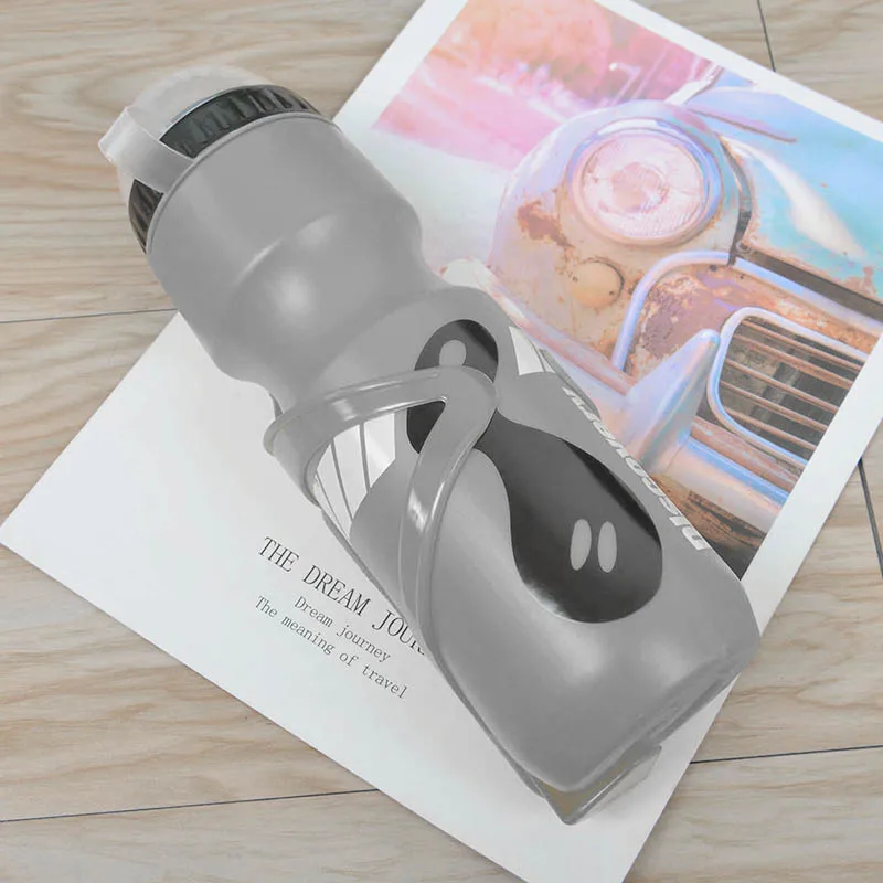 

Mountain Bike Water Drink Bottle+Holder Outdoor Sports Portable Water Bottle 650ml