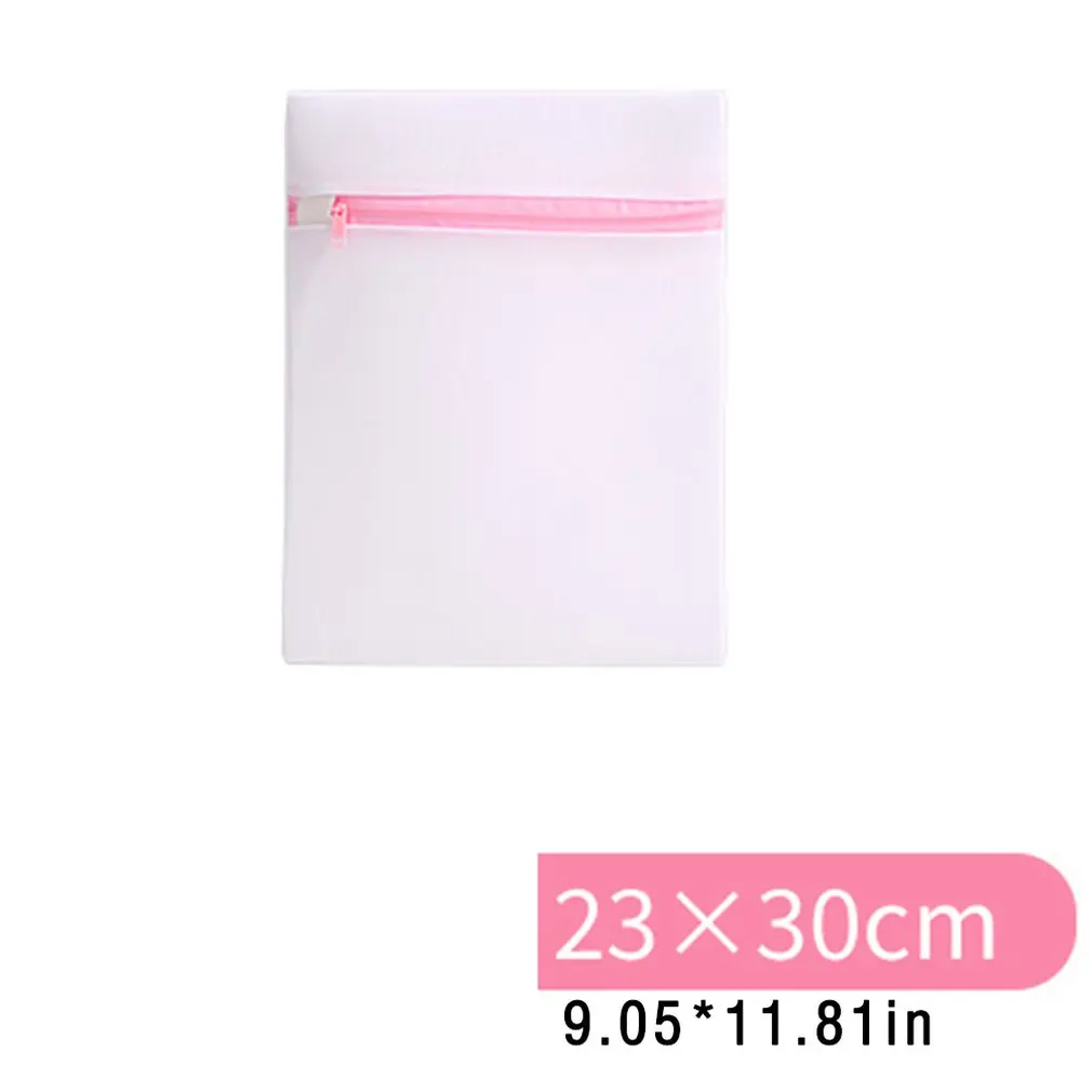 

Zippered Mesh Laundry Wash Bags Foldable Underwear Washing Machine Clothes Protection Laundry Bag Clothes Organizer