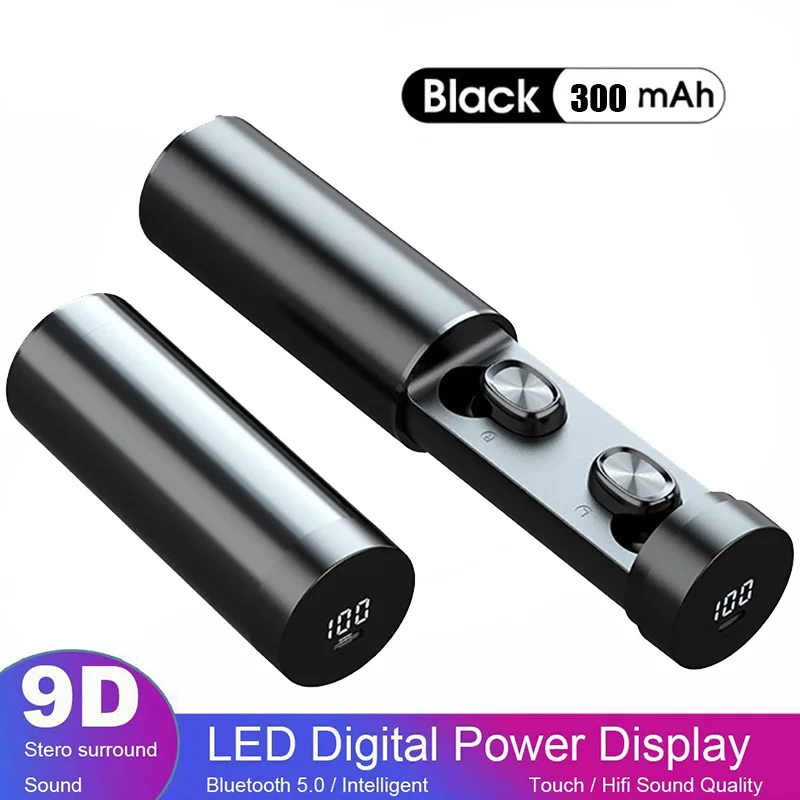 9D стереонаушники Bluetooth с микрофоном беспроводная гарнитура шумоподавлением