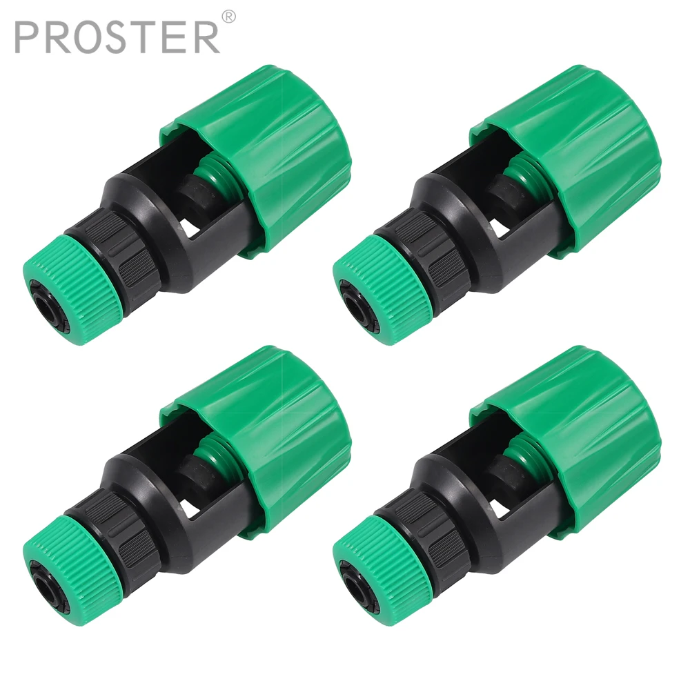 Proster 4 шт. садовый шланг Труба соединитель зеленая смесь кран соединить кухонную