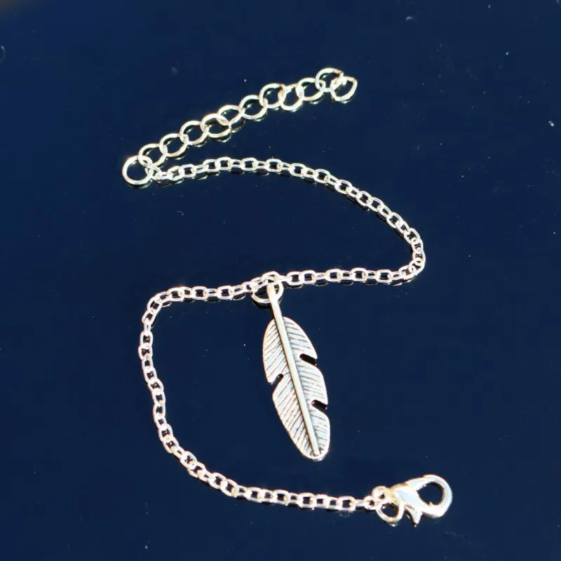 Creative Versatile Loving Leaf Bracelet Simple Popular Jewelry Fashion Heart-Shaped Peach Heart Anklet Dual Purpose | Украшения и
