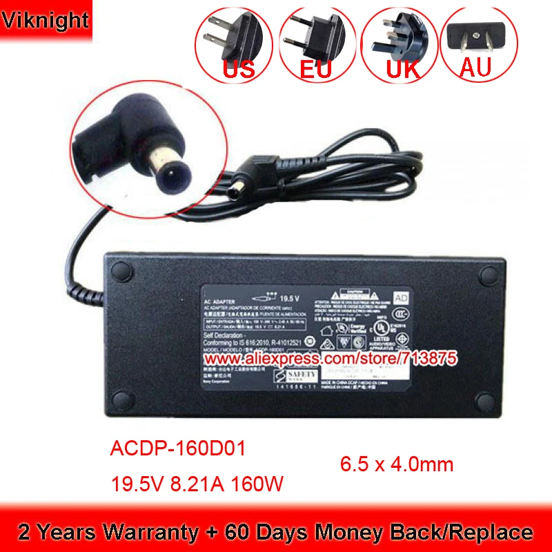 Натуральная ACDP 160D01 160W Зарядное устройство для Sony ТВ 19 5 V 8.21A XBR43X800E Bravia XBR 55X850D 160E01 KD