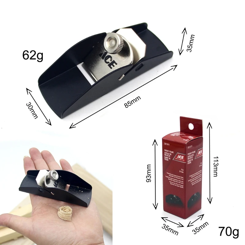 Woodworking Mini Wood Trimming Plane Hand Planer Carpenter Tools Cutting Edge Sharpening Woodcraft | Инструменты