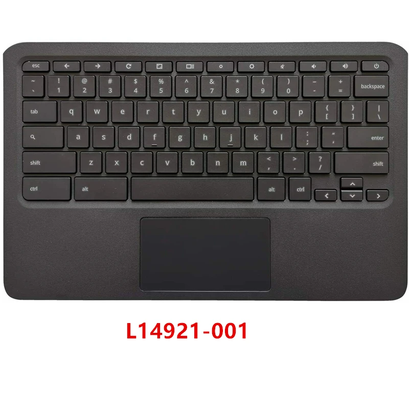 

Original New L14921-001 for HP Chromebook 11 G6 EE C Cover Palmrest Upper Case Keyboard + Touchpad