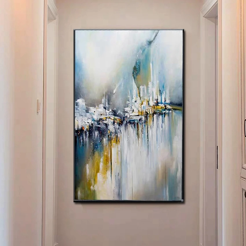 Модное искусство оптовая продажа высокое качество абстрактная картина маслом на