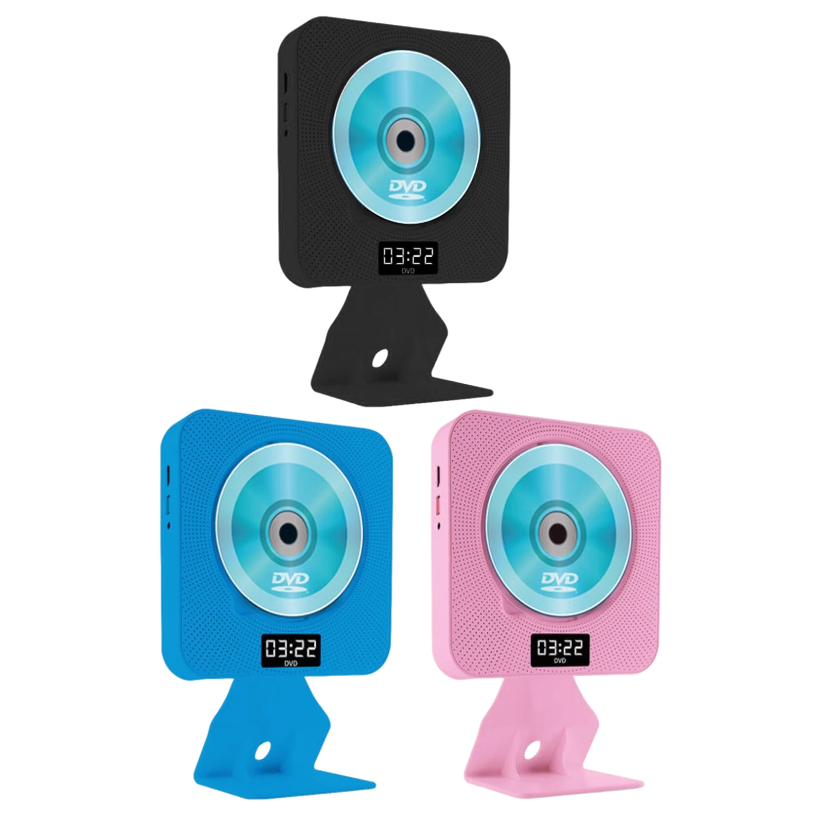 

CD Player Bluetooth Speaker Tabletop Wall Mountable Plug-US, Multi-Purpose