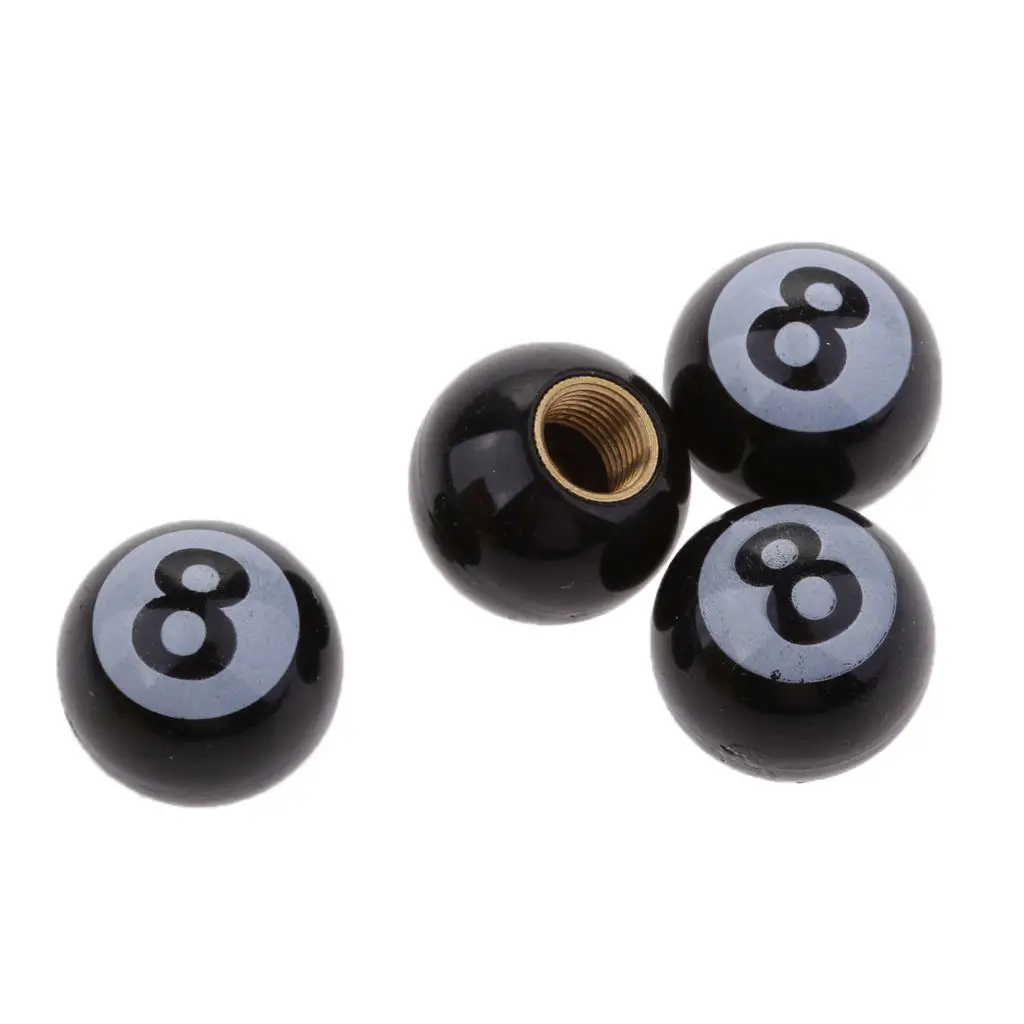 

4 Pieces Number 8 Universal Car Truck Tire/Wheel Bike Stem Air Valve Caps Covers Universal Fits any car truck, bike motorcycle