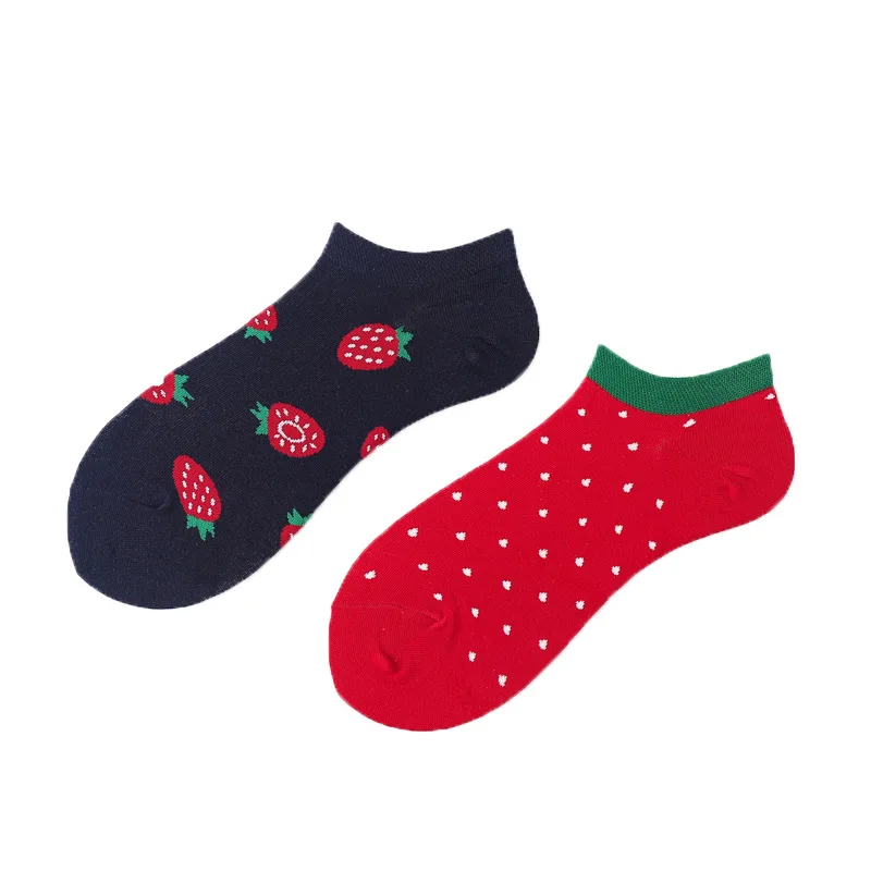 

Summer Trendy Happy Socks Men Cotton Boat Man Socks Interest Funny Originality Series Harajuku Ankle Sock Animal Fruit