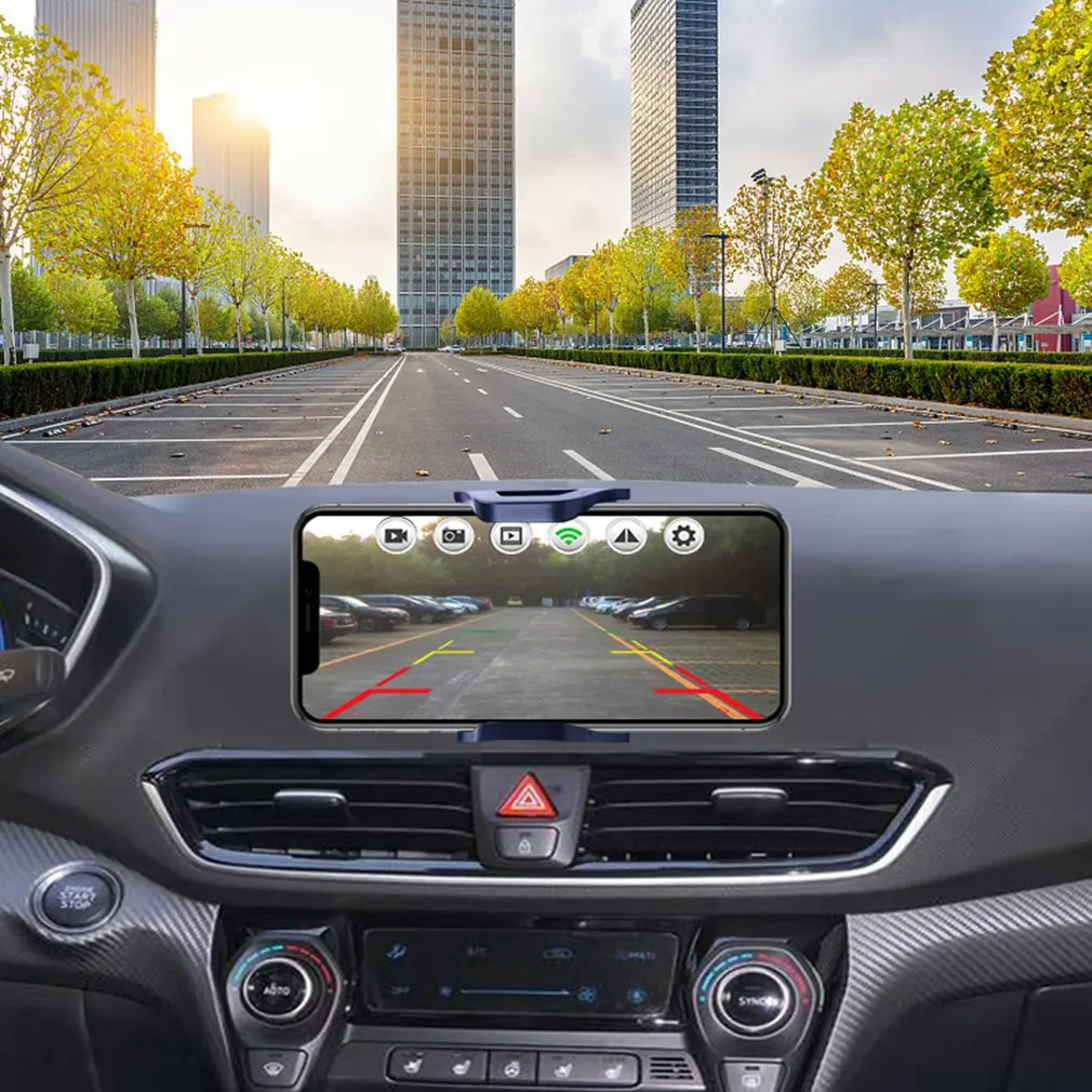 Автомобильная камера заднего вида HD1080P с Wi-Fi камерой монитором парковки ночным