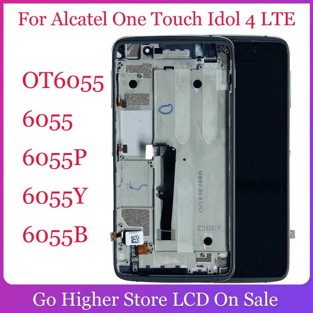 ЖК дисплей с дигитайзером для Alcatel One Touch Idol 4 LTE OT6055 6055 6055P 6055Y 6055B 6055K сенсорный экран