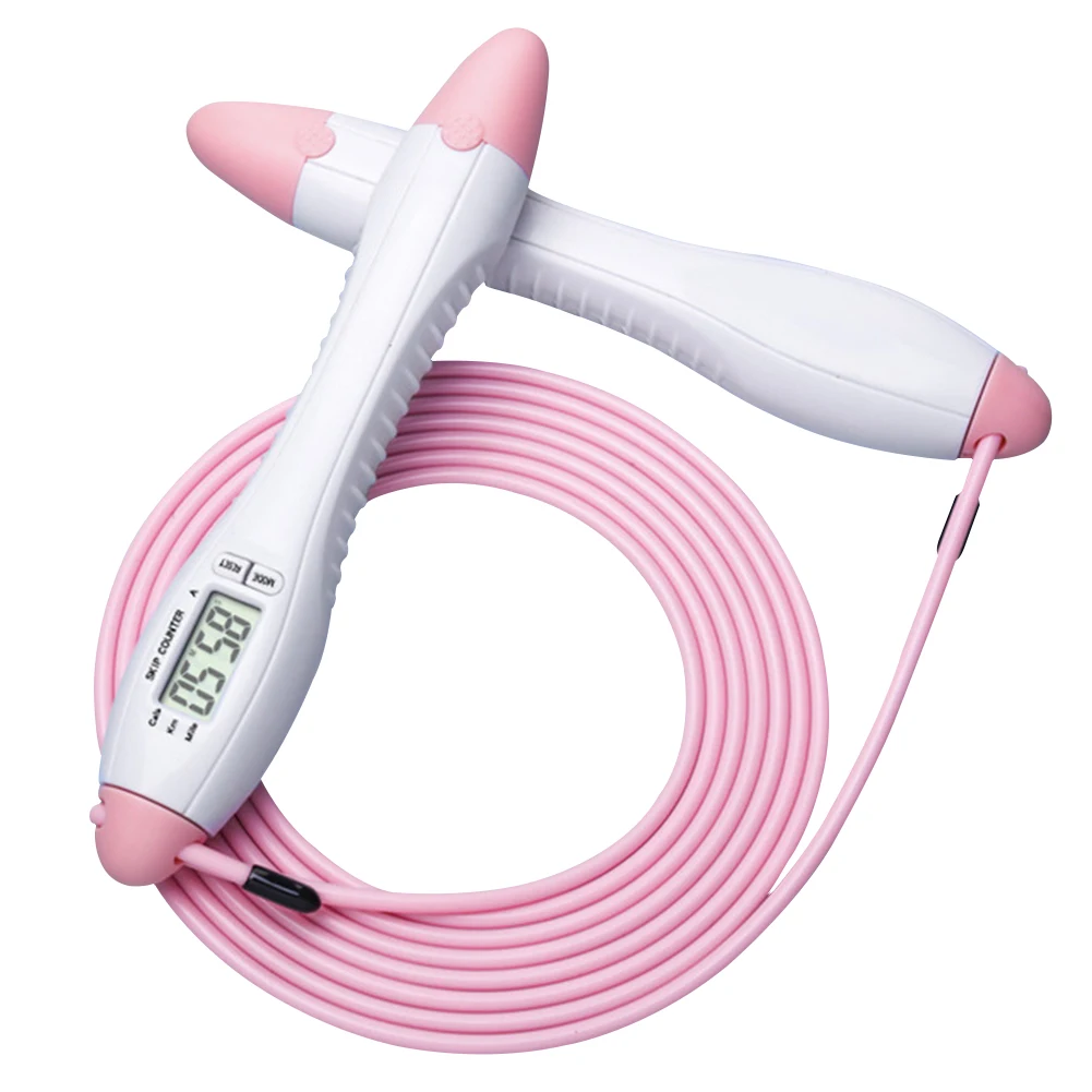 

Fitness Slim Speed Counting Skip Rope Sponge 60 Seconds Counter Skipping Rope Calories Sport Student Fitnesss Equipment