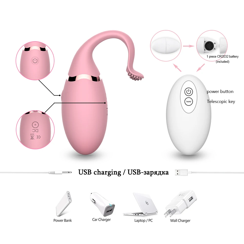 Вибрирующие яйца секс игрушки для женщин 10 скоростей USB зарядка беспроводной