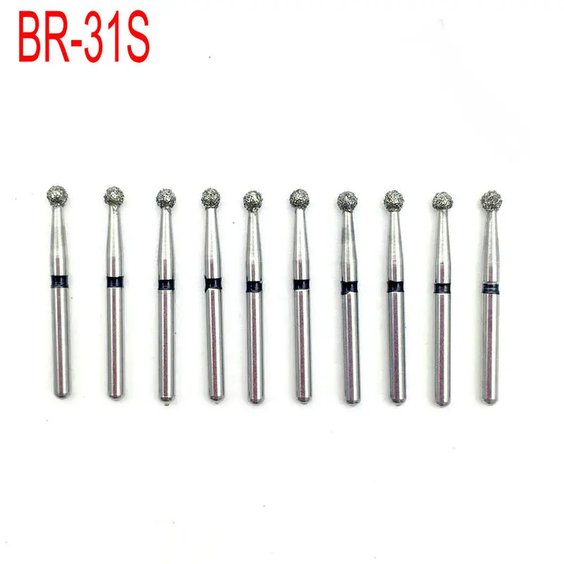 10 шт./кор. зубные FG алмазных боров (сверла стоматологические боры для отбеливания