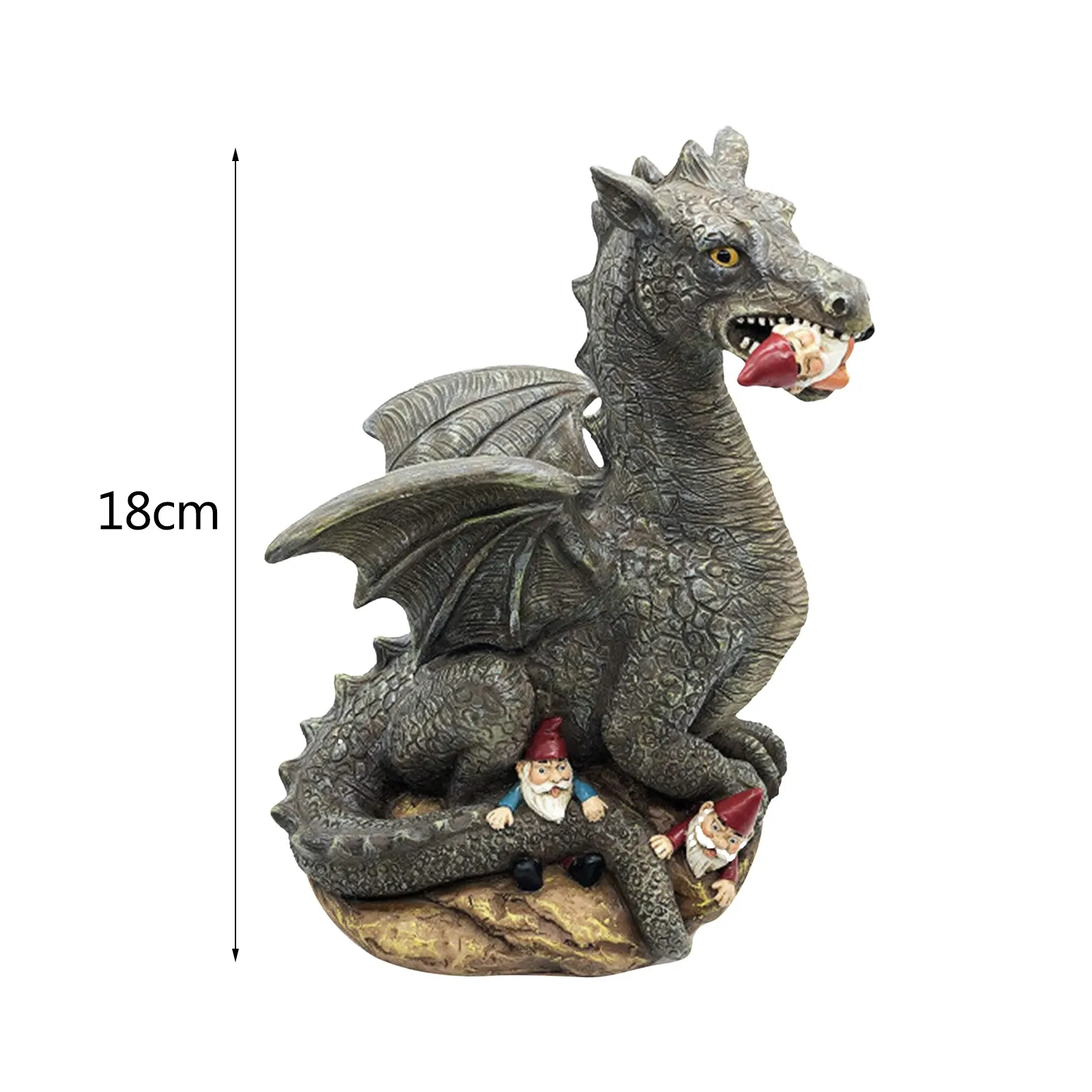 

Garden Dinosaur Resin Statue Decor Dinosaurs And Gnomes Crafts Children's Room Decoration Holiday Gifts #W