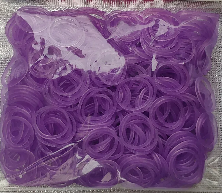 600 шт. ткацкий станок браслет из резиновых полос красочные для детей или волос