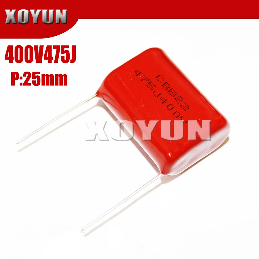 

5PCS 400V475J 400V 475J 475J400V Pitch 25MM 400V 4.7UF CBB Polypropylene film capacitor