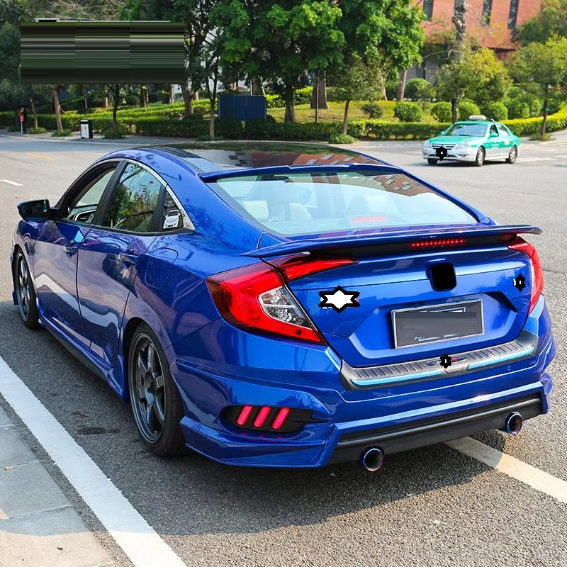 

Part Protecter Accessories Rear Aileron Voiture Tuning Car Aleron Trasero Roof Spoiler Wing 2016 2017 2018 FOR Honda Civic