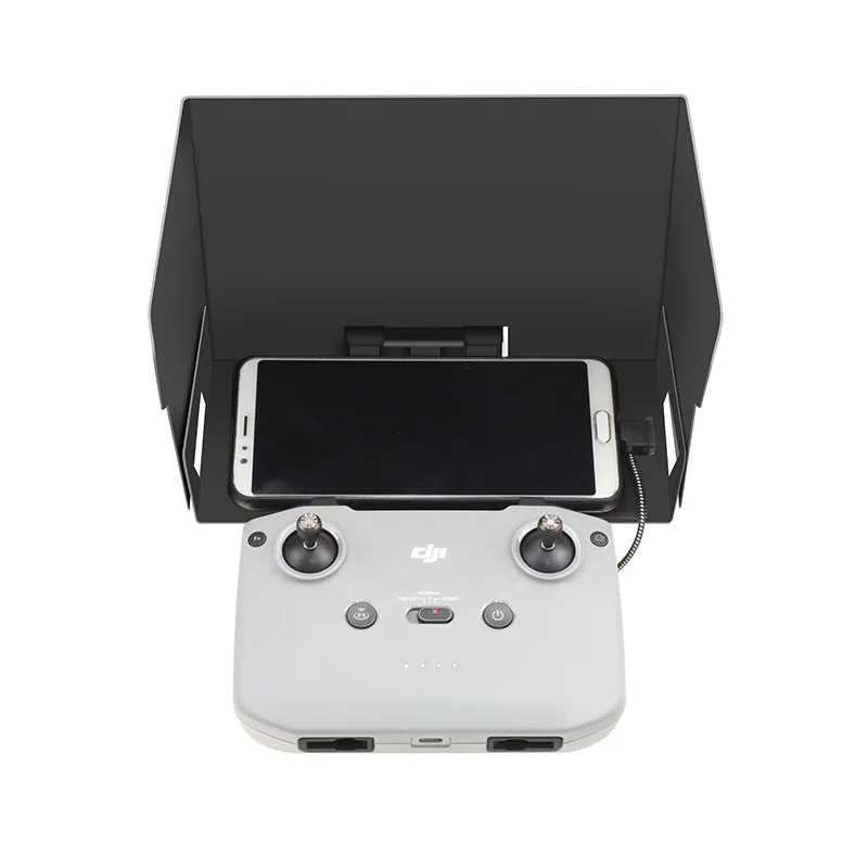 mobile phone sun hood remote control foldable sunshade screen cover for dji mavic air 22smini 2 drone remote controller parts free global shipping