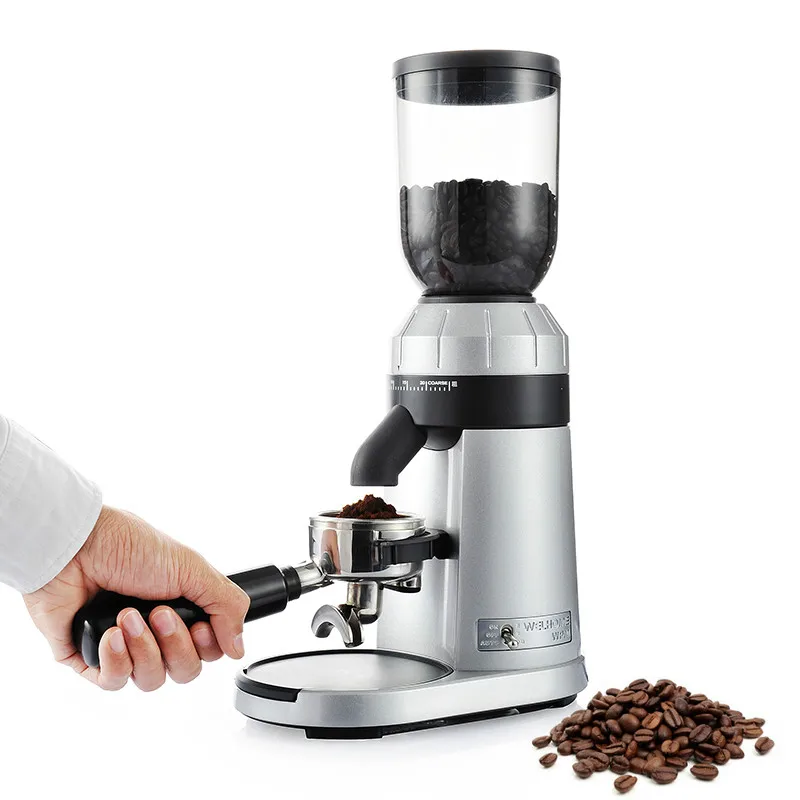 WPM ZD-15 Coffee Grinder Electric Mill Burr Grinders Conical 25 Files Adjustable Thickness | Бытовая техника