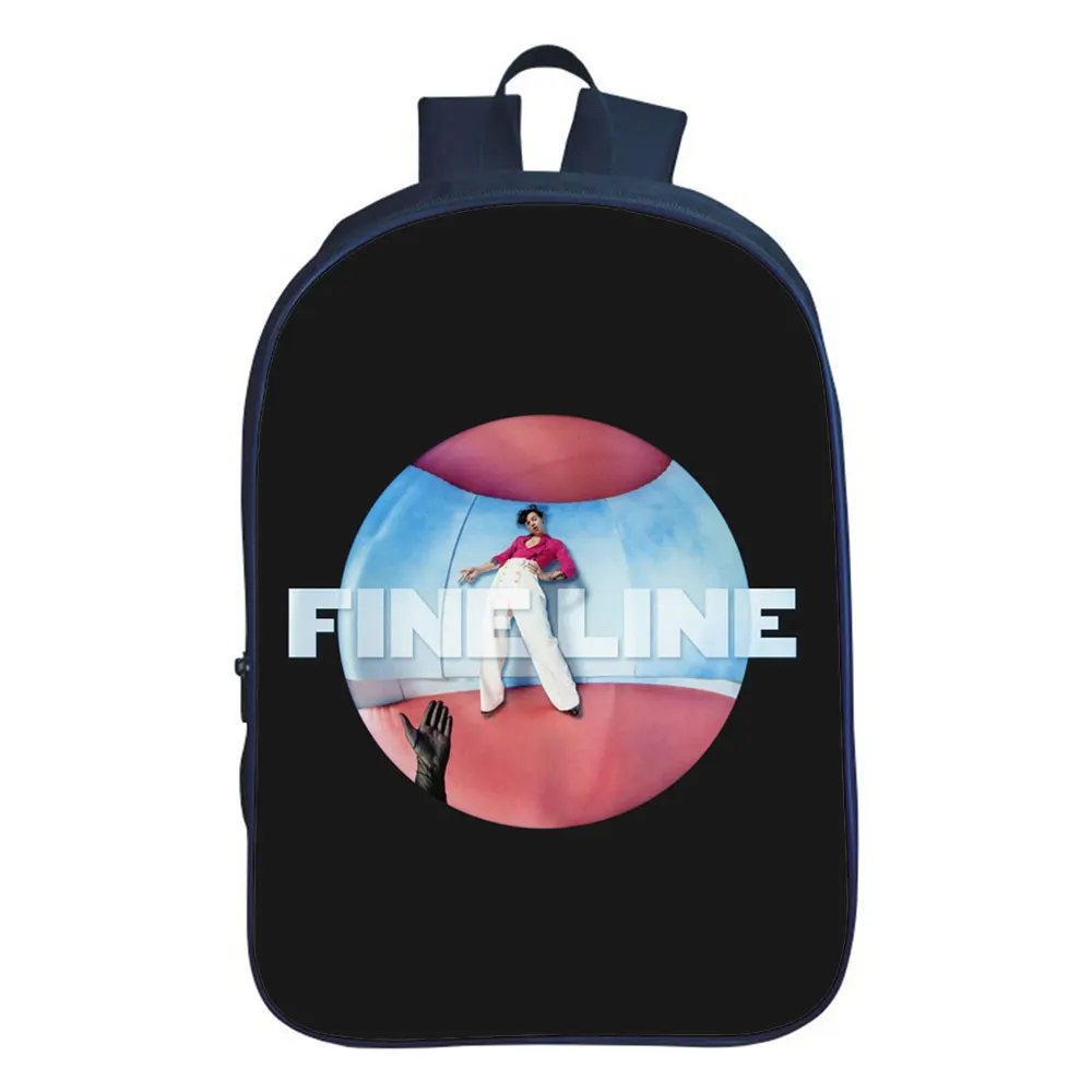 

H Styles Backpack Fashion Student Double Zipper School Bag Boy Girl Bag Teens Bookbag Men Women Casual Rucksack Knapsack Gift