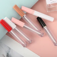 5pcs 2 5ml empty lip gloss tubes mini lipgloss bottle container packaging with wand brush for base oil balm bulk makeup cosmetic