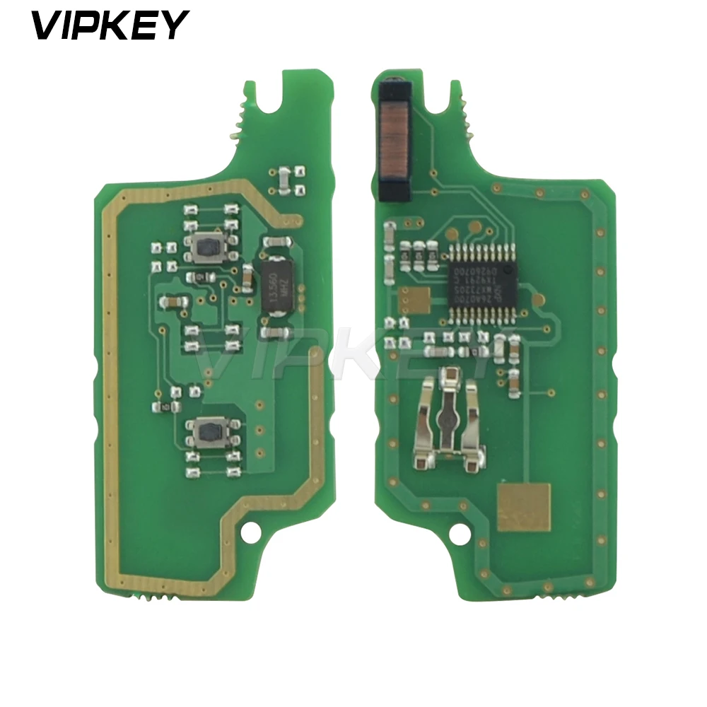 Пульт дистанционного управления Remtekey CE0536 2 кнопки для Peugeot 207 307 308 433 МГц ID46 - PCF7961 HU83