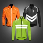 WOSAWE велосипедная куртка мужская ветровка ветрозащитная водоотталкивающая дышащая легкая куртка для езды на велосипеде Светоотражающая куртка