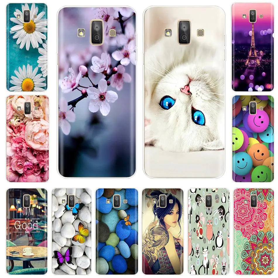 

For Samsung Galaxy J7 J8Case Silicon Back Cover For Samsung J7 Prime J8 2018 Phone Cases