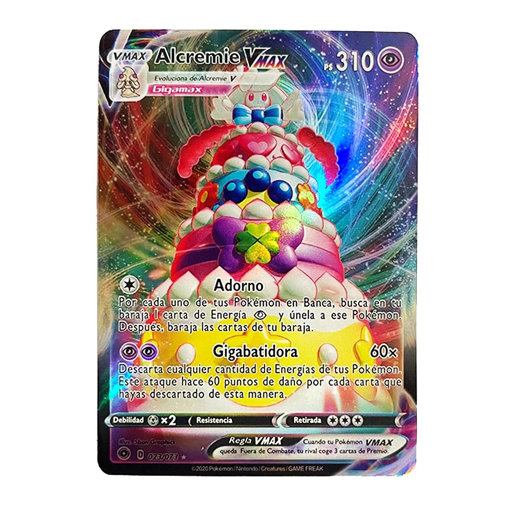 Spanish Pokemon Cards Vmax Card Charizard Spain Pokémon Shining Pikachu Espanol Display Playing Game Childern Kids Toy Gift | Игрушки и