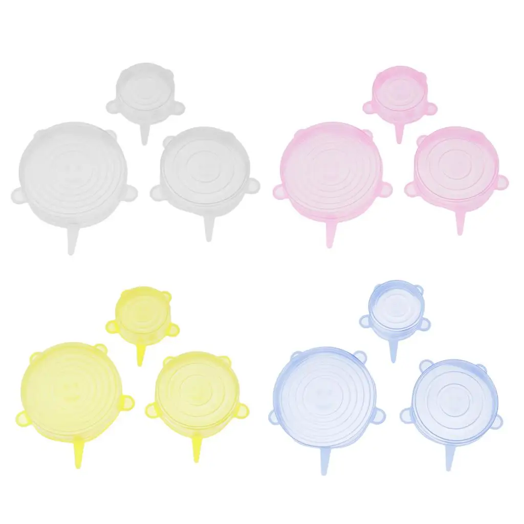 

Крышка многоразовая эластичная для хранения продуктов, 3 шт.