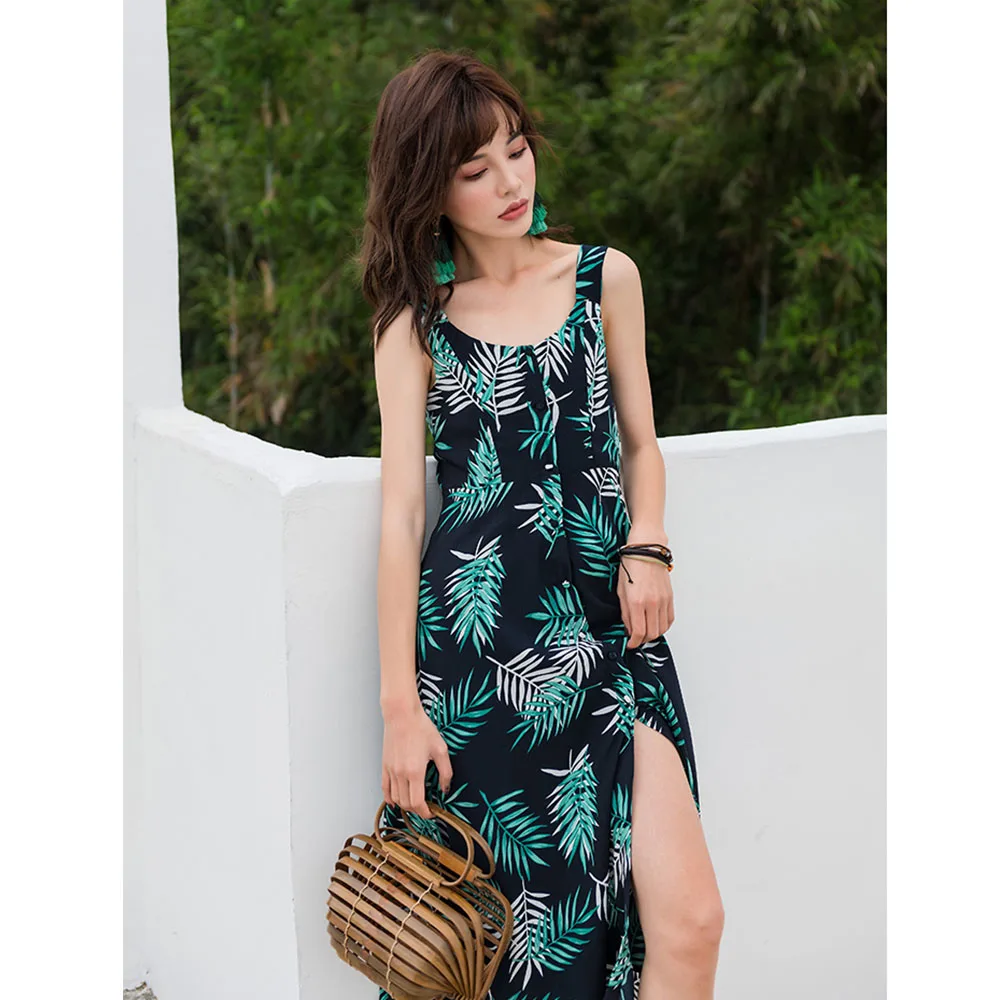 Пляжная юбка Бали 2020 года настоящий снимок cnjessie для женщин: легкая, открытая спина, длинное платье для морского отдыха.