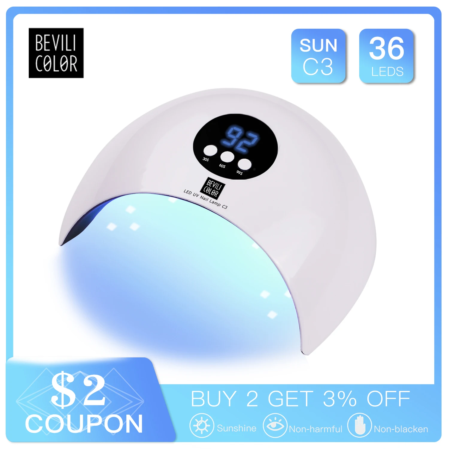 36 Вт УФ светодиодный светильник для ногтей с инфракрасным датчиком лампа