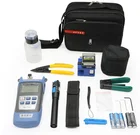 FTTH Набор инструментов для оптического волокна для установки быстрым разъемом и волоконно-оптический кабель оптического волокна кабеля падения 10 км Визуальный дефектоскоп