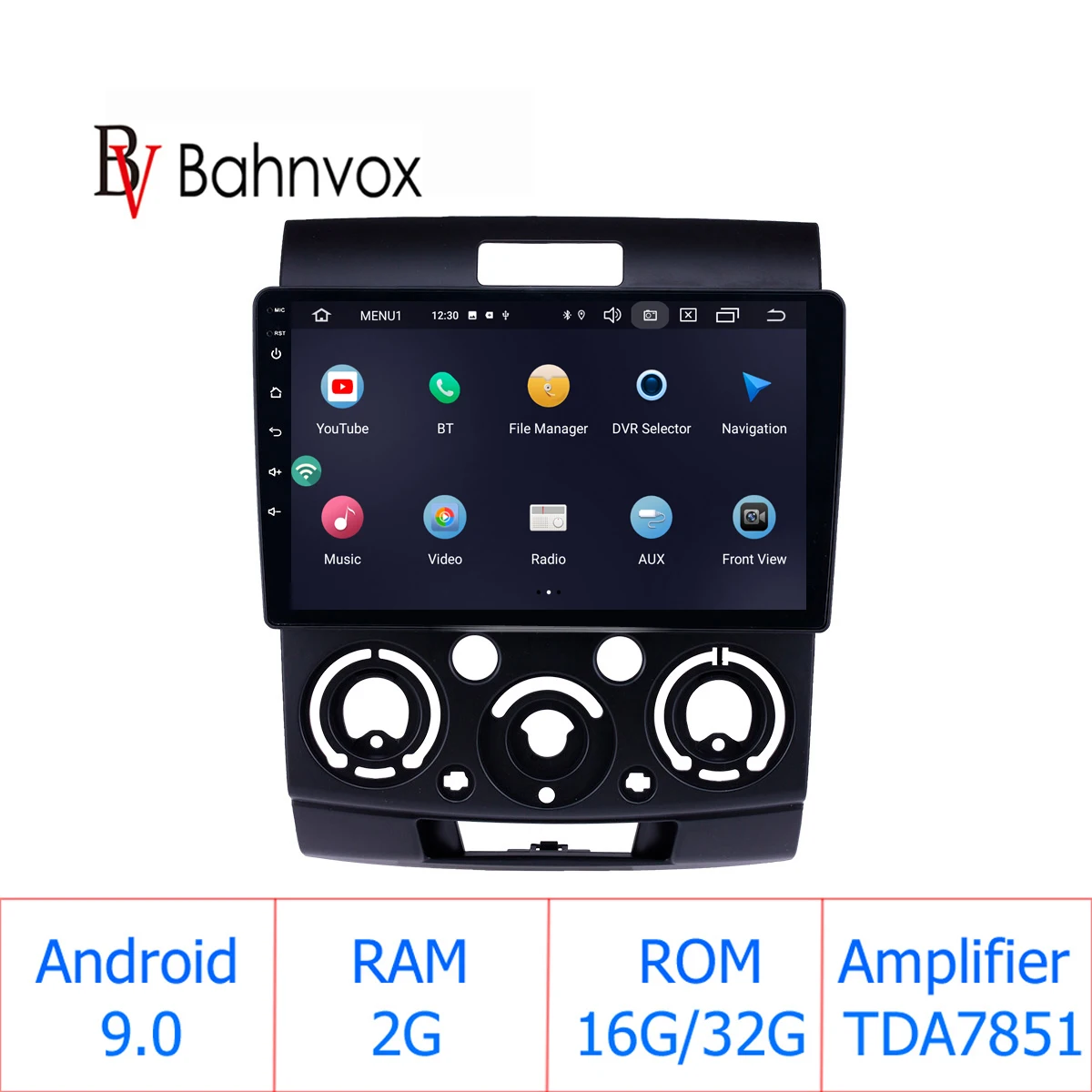 " android 9,0 RAM2G Автомобильный gps dvd-плеер для Ford Everest/Ranger Mazda BT-50 автомобильный Радио Мультимедиа Навигация стерео головное устройство dsp