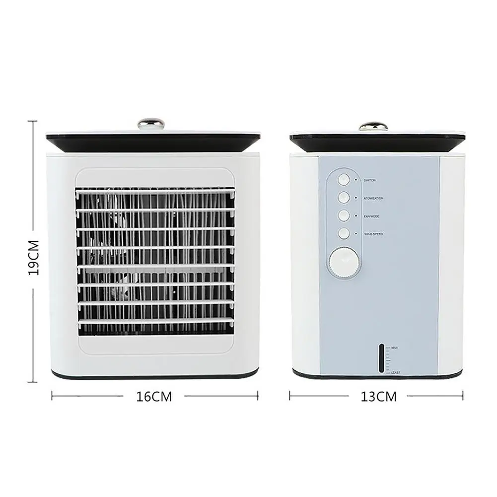 

Hot Portable Mini Air Cooler Desktop Air Evaporative Conditioner Humidifier USB Desktop Air Conditioner Fan for Office Dormitory