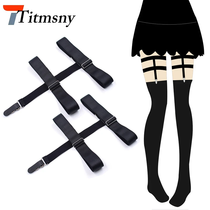 Чулки в стиле тыквы с застежкой женские нескользящие Подвязки Пояс для чулок