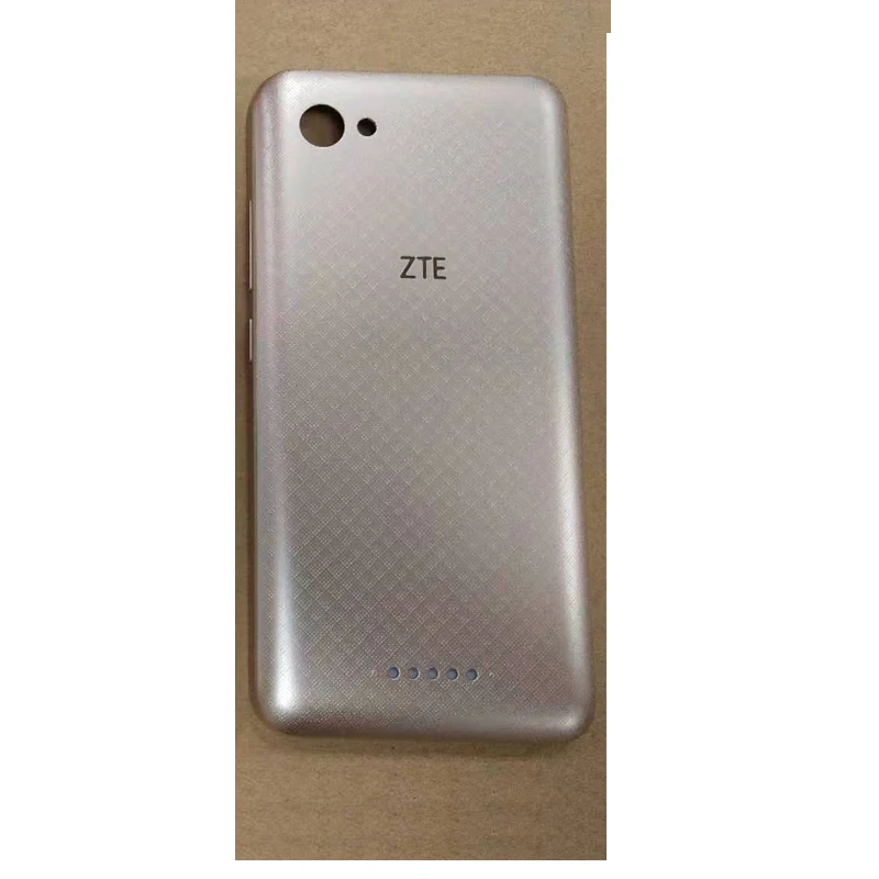 Золотистый Корпус для zte Blade A601 BA601 A 601 BA 601 задняя крышка батарейного отсека Запасные части с боковой кнопкой - Цвет: Золотистый
