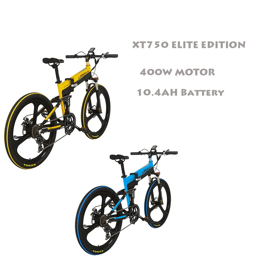 Электрический велосипед LANKELEISI XT750 Elite Edition 100 км пробег 5 дюймов ЖК-метр