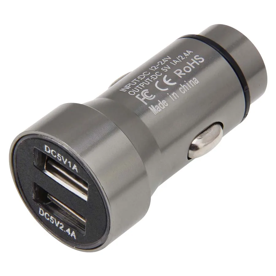 

Автомобильное зарядное устройство, 5 В, 2,4 А, мобильный телефон шт./лот, 2 USB-порта, для iPhone 11, Samsung S9 300