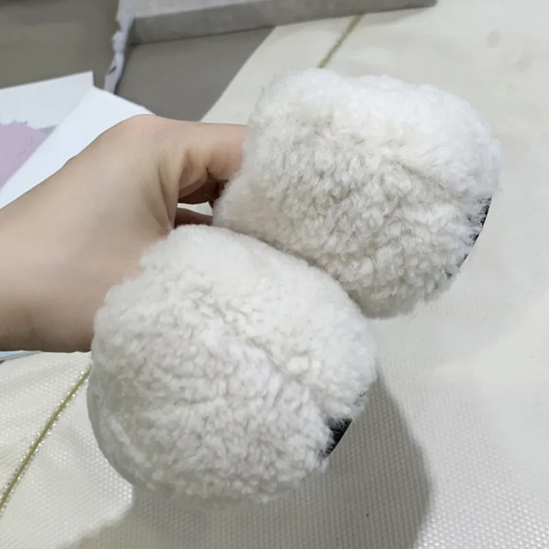 Овечья шерсть удобные тонкие туфли женская повседневная обувь без шнуровки