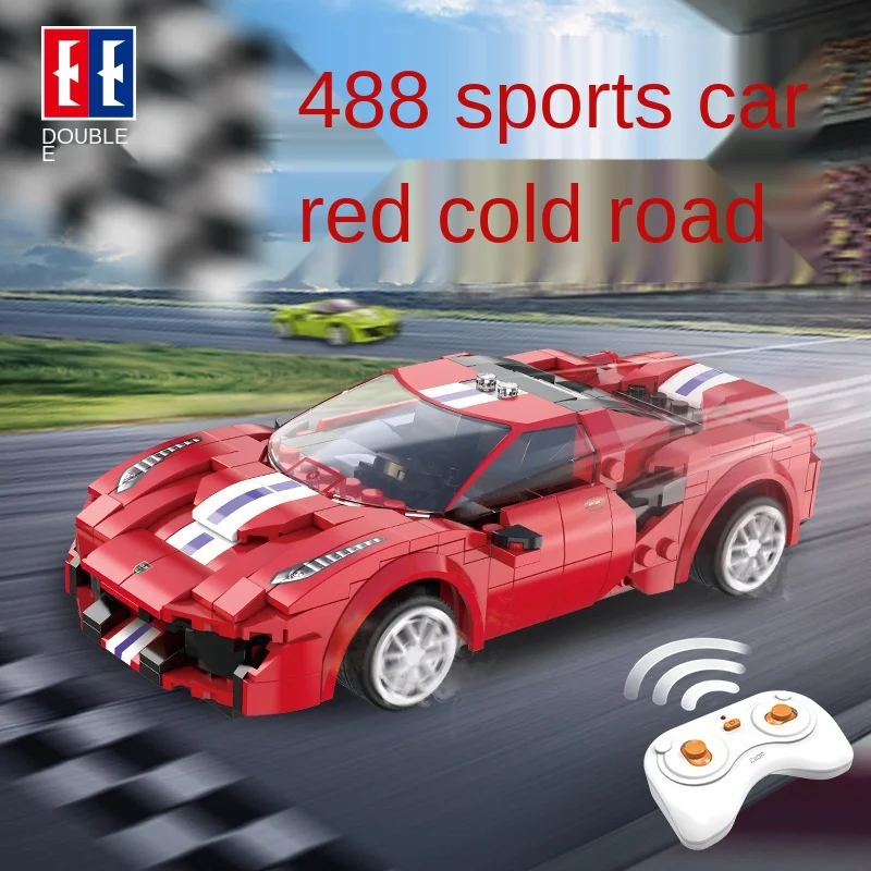 CADA High-Tech City APP Programming Remote control Sports Car Model Building Blocks RC Racing Bricks Gifts Toys for children | Игрушки и