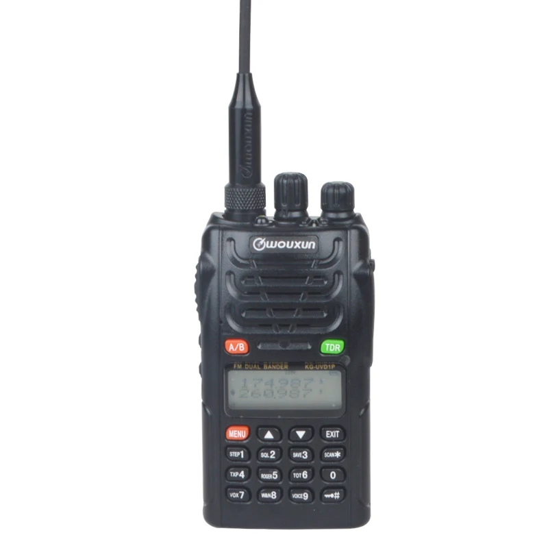 Talkies Walkie Wouxun KG-UVD1P Dual Band Radio 136.000-174.995MHz & 216.000-260.995MHz FM Portable IP55 Waterproof Two Way Radio