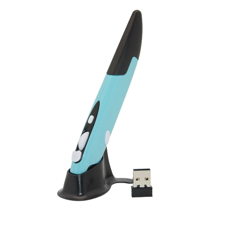 

Pen Mouse Wireless 2.4GHz USB Optical Mouse Pen Adjustable 1600DPI 4 Keys Battery Mice Wireless Mouse For pc laptop