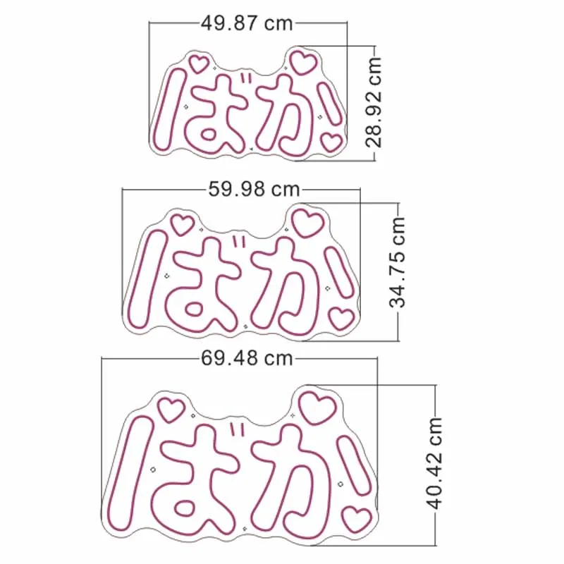 

Custom baka LED Neon Logo Indoor Bedroom Decoration Led Visual Bar Wall Light Up Sign Neon Decor Neonlamp for Room