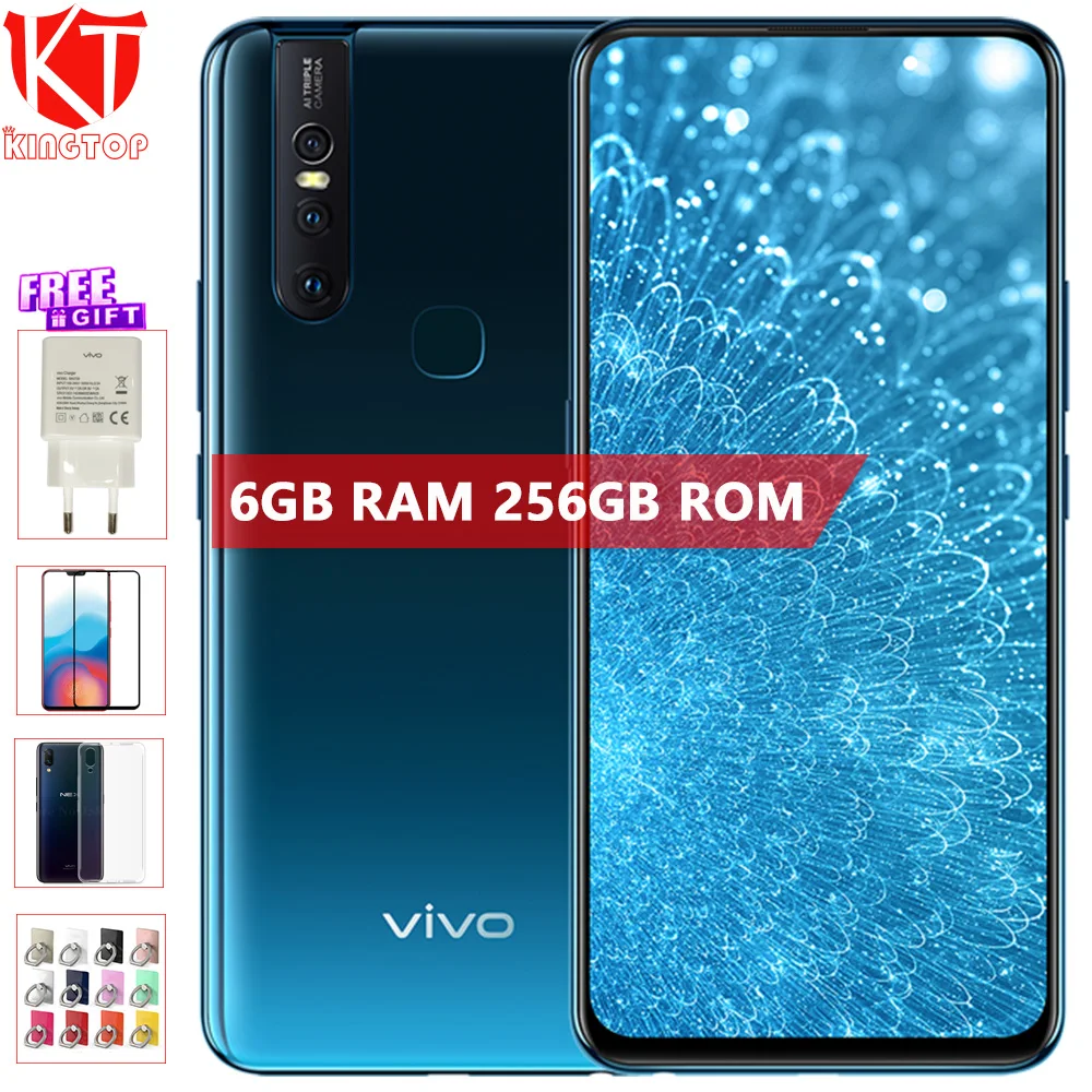 Мобильный телефон vivo S1, 8 ГБ, 256 ГБ, Helio P70, четыре ядра, 3940 мАч, фронтальная камера, 24,8 МП, 3 тыловая камера, смартфон
