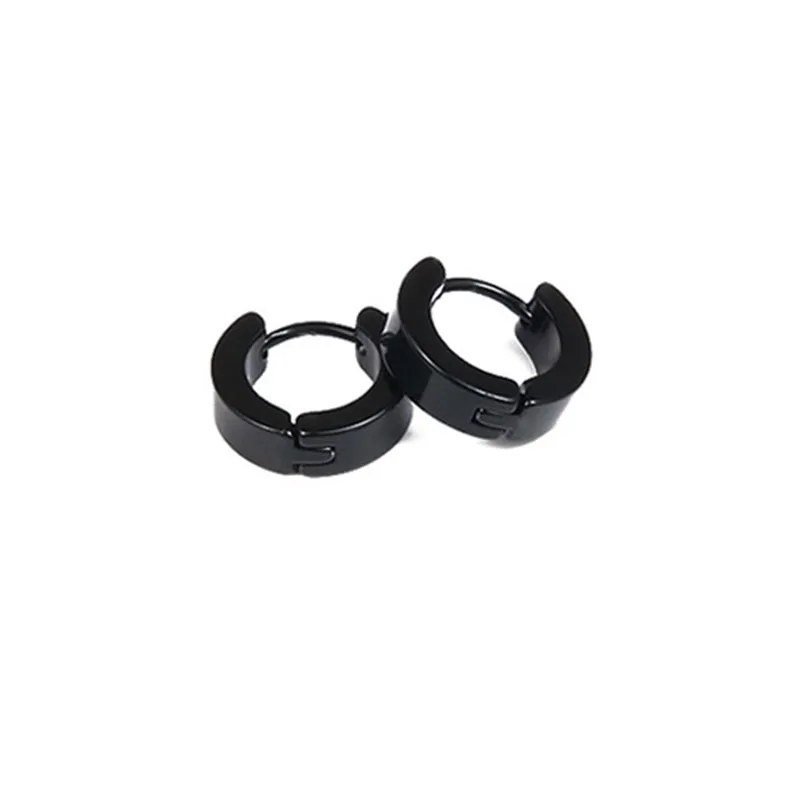 

Fashionable stainless steel earrings, punk unisex earrings, not easy to allergies