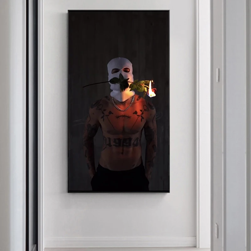 Современная Картина на холсте с изображением маскарада | Дом и сад