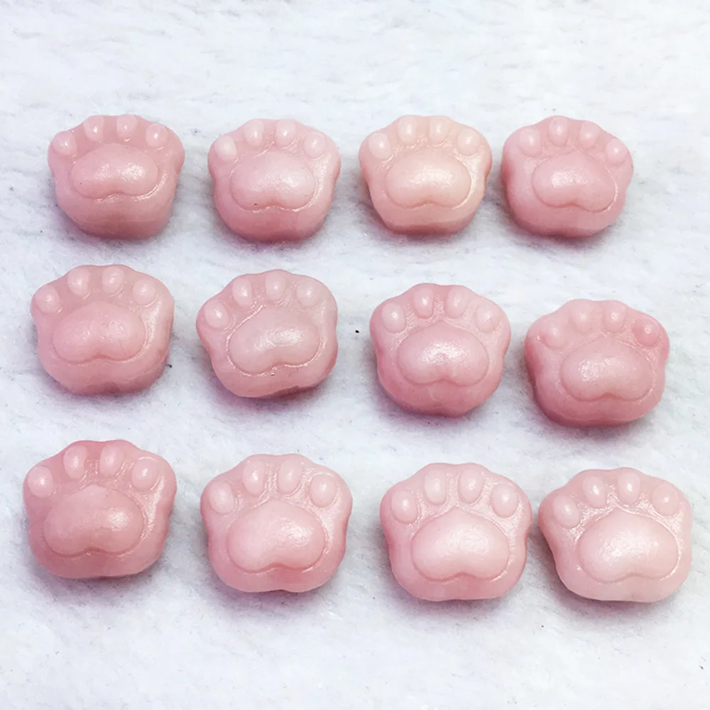 Pink Opal Натуральный кристалл кварца милый Коготь медведя ручной резной Кристалл Коготь кота dly ювелирные изделия кулон целебное Кристальное ожерелье Шарм подарок - Цвет: Pink Opal