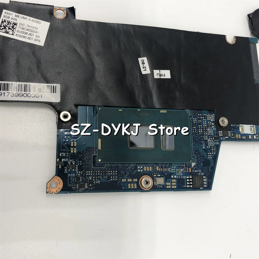 for hp envy 13 d 13 d036tu series laptop motherboard 829285 001 833506 001 i5 6200u 8gb ram tpn c120 ase30 la c482p mainboard free global shipping
